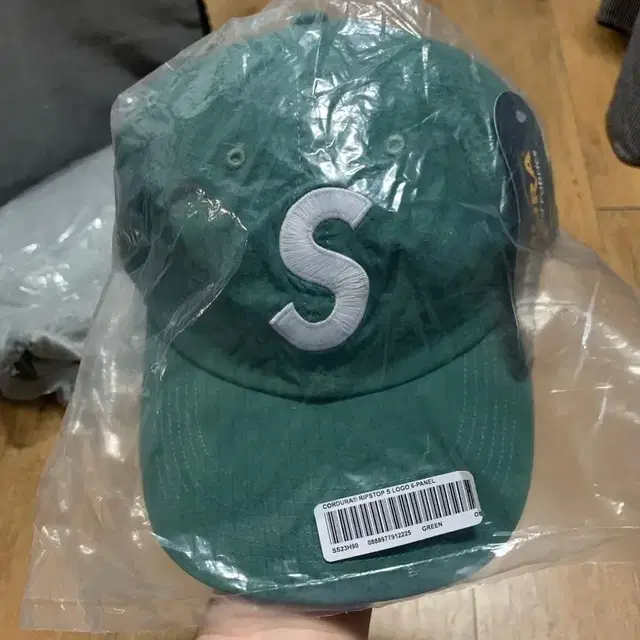 슈프림 코듀라 립스탑 S 에스 로고 6패널캡 캠프캡 모자 Supreme