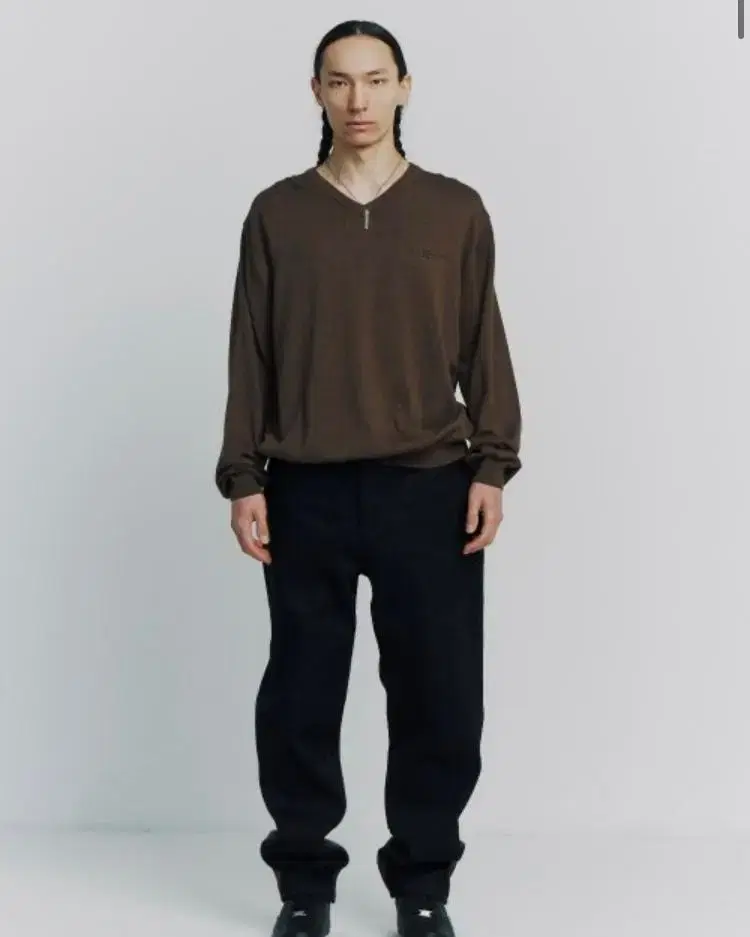 Plasticproduct 23SS Empyrean loose-fitting sweater brown