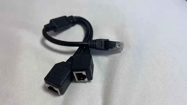 랜선 케플러 Y형 어댑터 LAN splitter Y Adapter cab