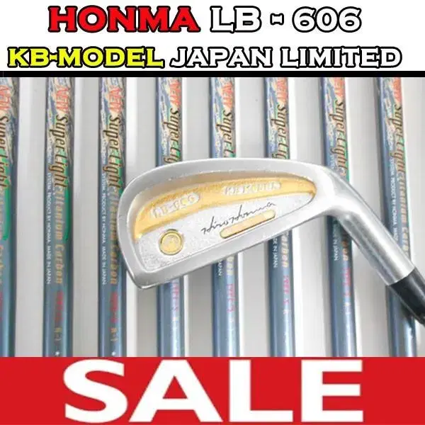 Honma LB-606 2-star limited edition KB model Nimsong Yong Kangdo R Iron Set