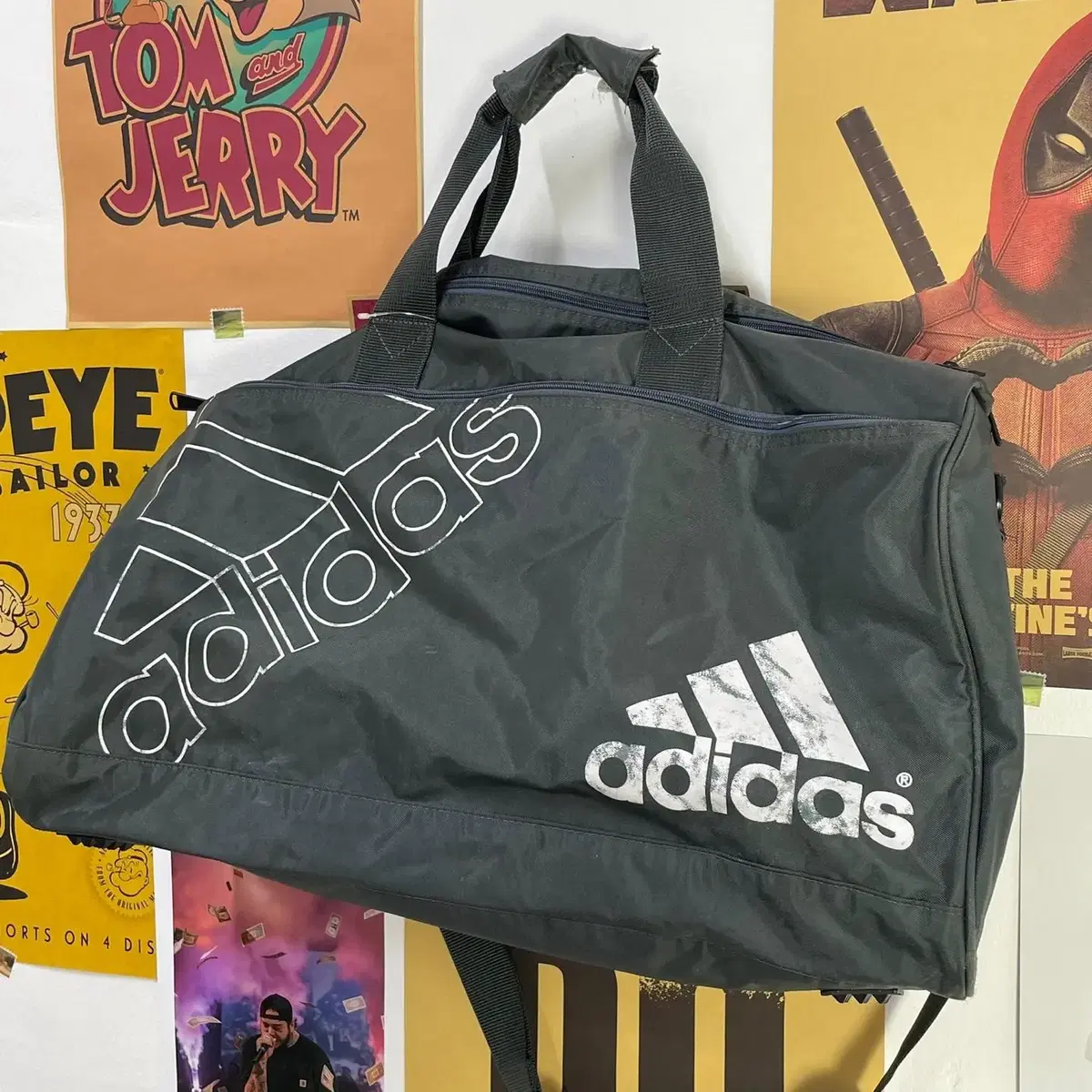 [F]Adidas Boston Bag Gym Bag Crossbody Bag Made in Japan