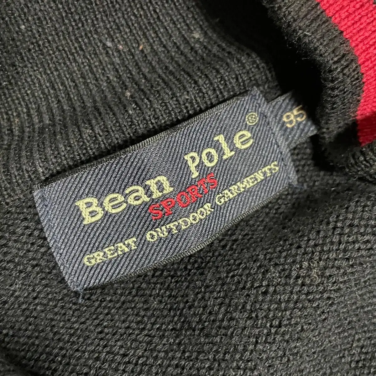 Bean Pole 빈폴 빅로고 니트 반집업 사이즈 95 ~100