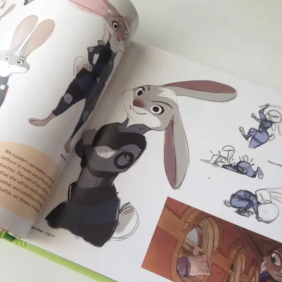 라푼젤 주토피아 컨셉아트북 the art of zootopia