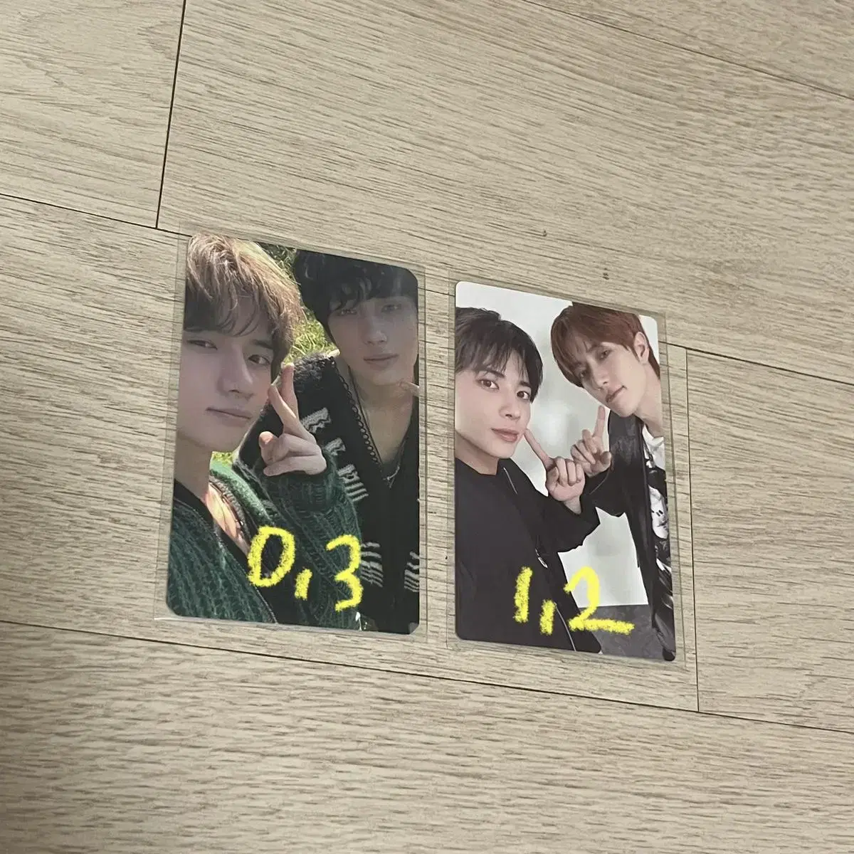 Tuvatu unit photocard wts sells (Temptation Cunings, japan album upooz)