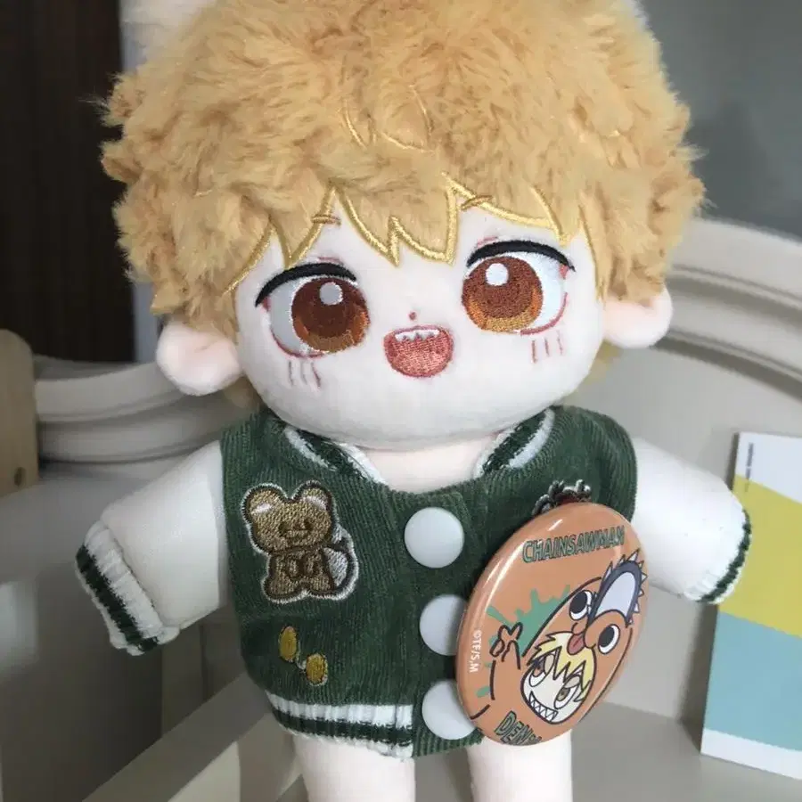 체인소맨 덴지 속성 솜인형 덴지냥 20cm