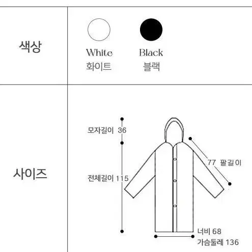 [1+1 무료배송] 초경량 EVA 우비 남녀공용 우의 휴대용 레인코트