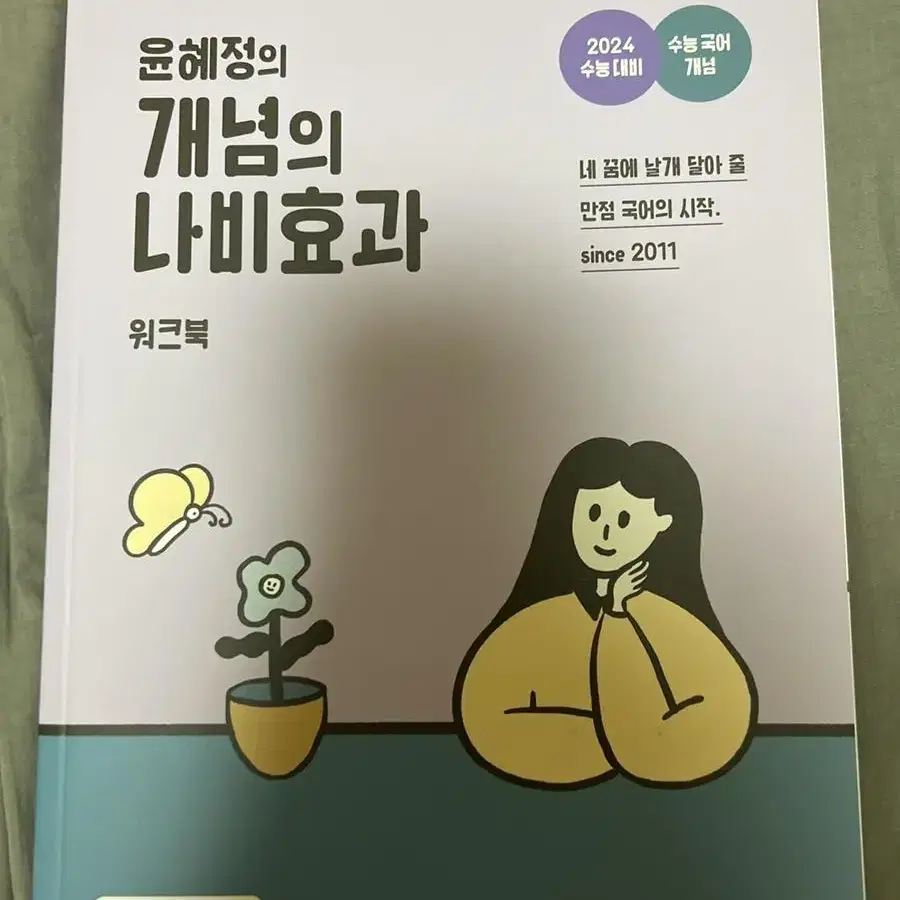 EBS 윤혜정쌤 국어 개념나비효과(1.2권)+워크북 따로도 팔아요