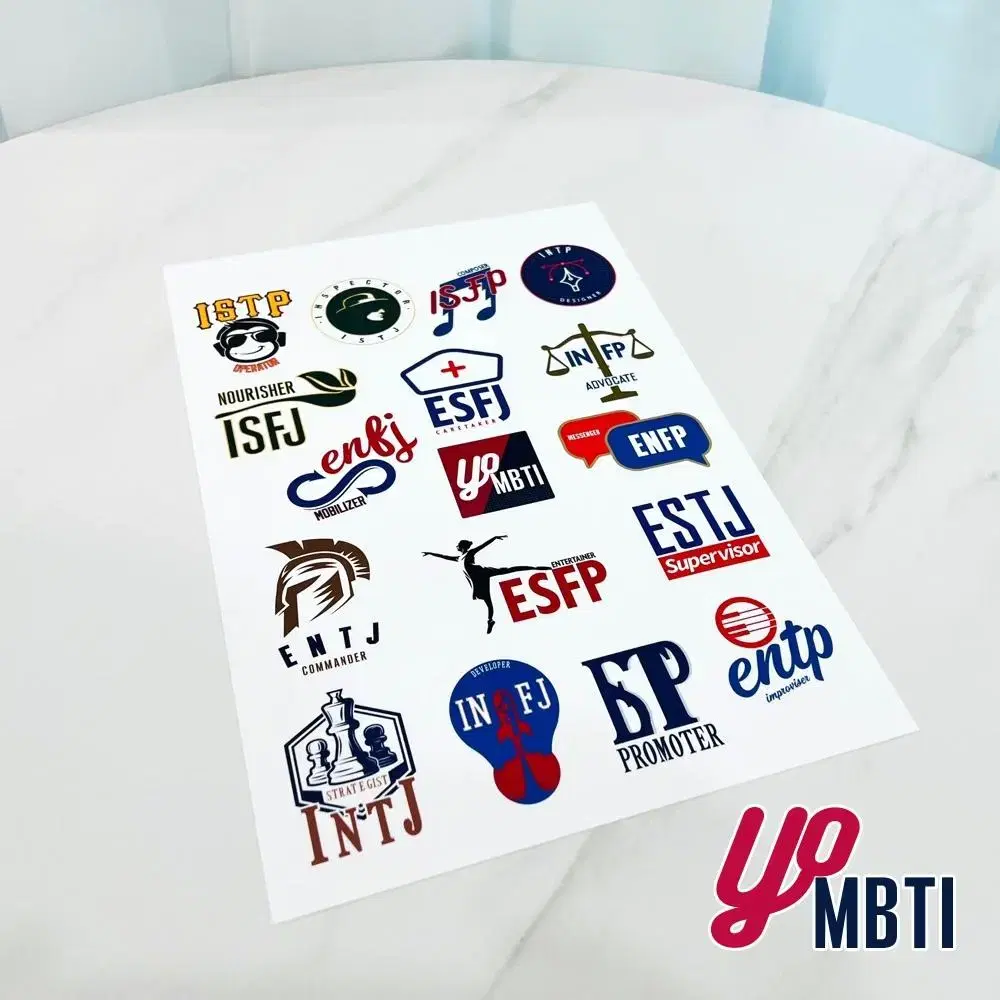 [New] MBTI Goods : Removable sticker: 16 types