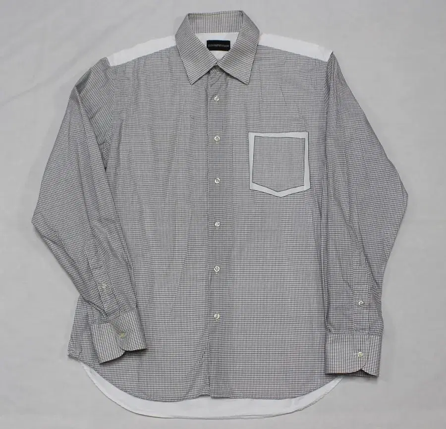 Emporio Armani 105 Zancheck Shirt Pattern Pocket Good/R02