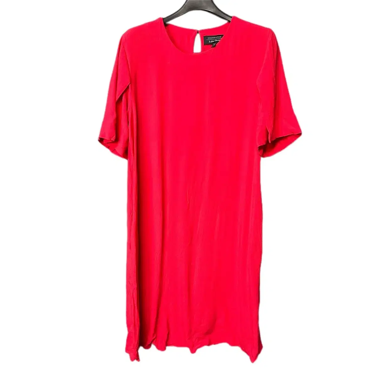 2 andotherstories women's red short sleeve onepiece