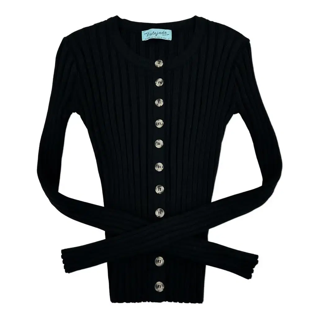 페일제이드 ribbed button cardi 블랙 교환