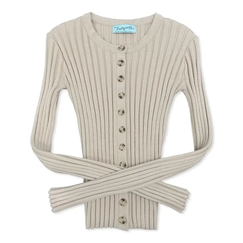 페일제이드 ribbed button cardi 블랙 교환