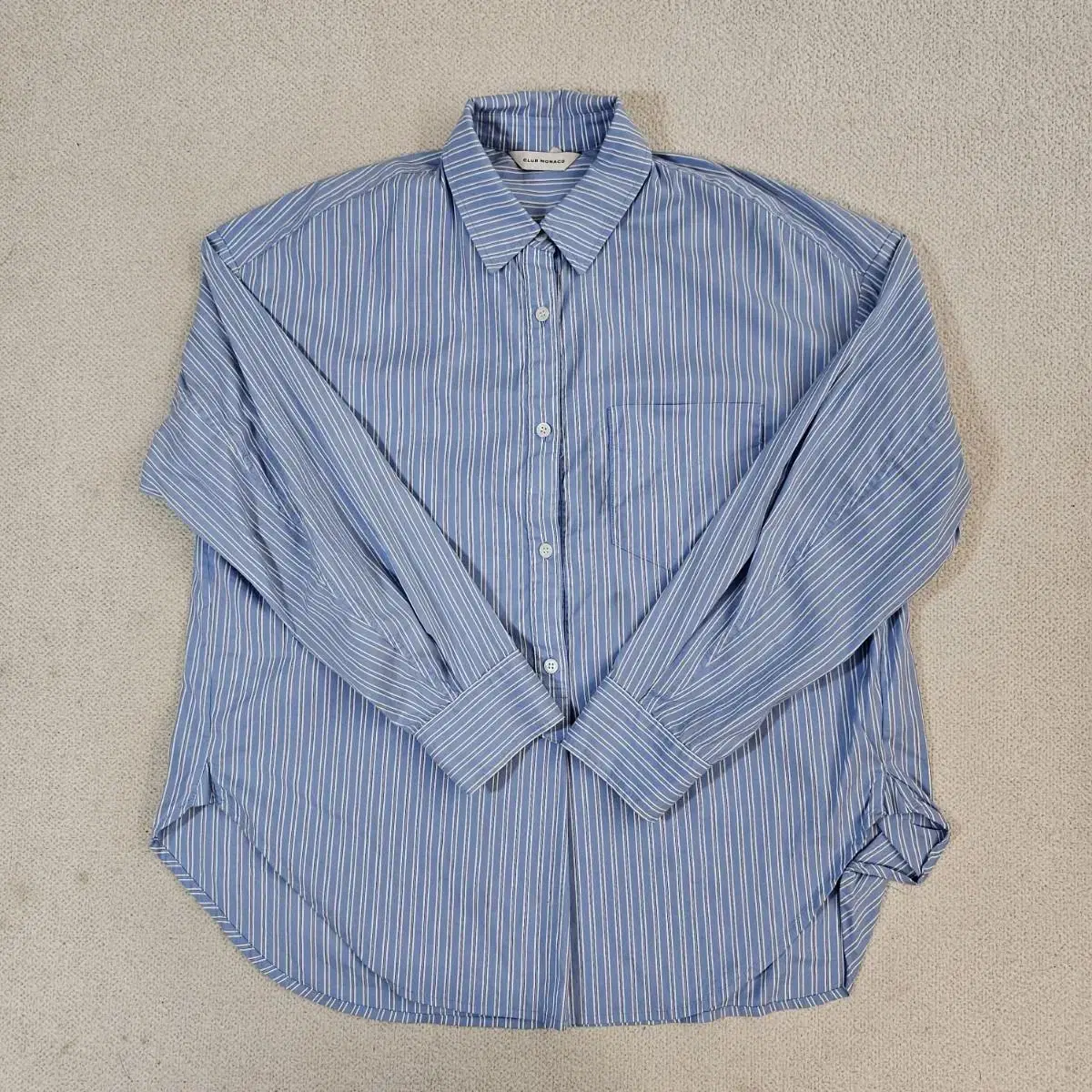 (L Women) Club Monaco Striped Shirt