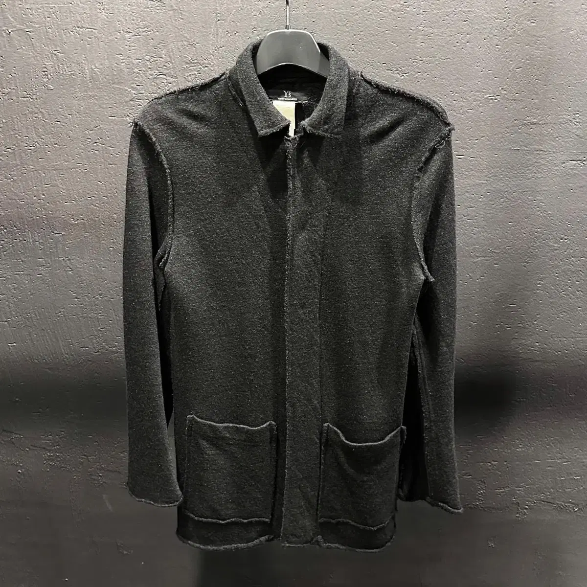 [VA] Yohji Yamamoto Gray Wool Stitched Jacket