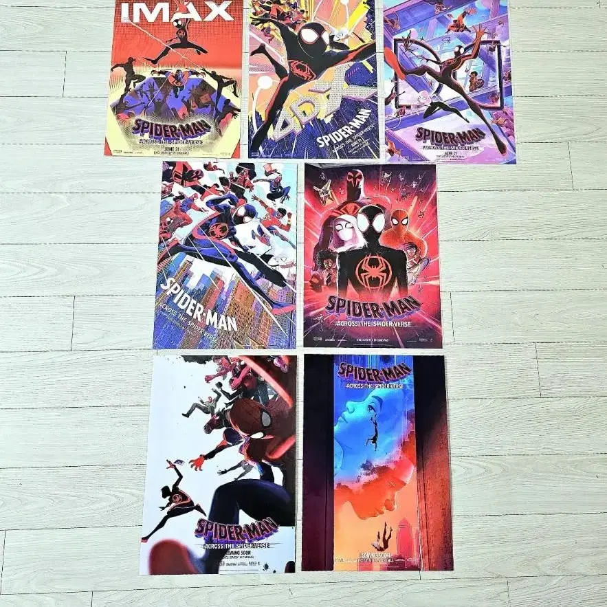 스파이더맨 대한극장씨네큐포스터 IMAX 4DX 돌비포스터 한국화액션티켓