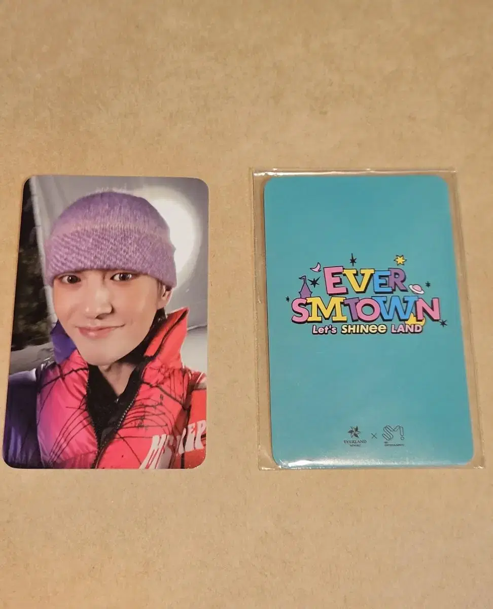 Moo-Bae) onew Everland Mission Card