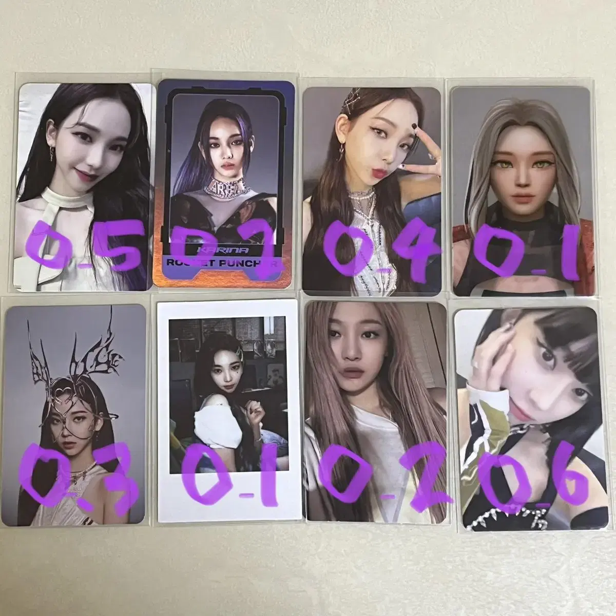 aespa photocard will transfer wts