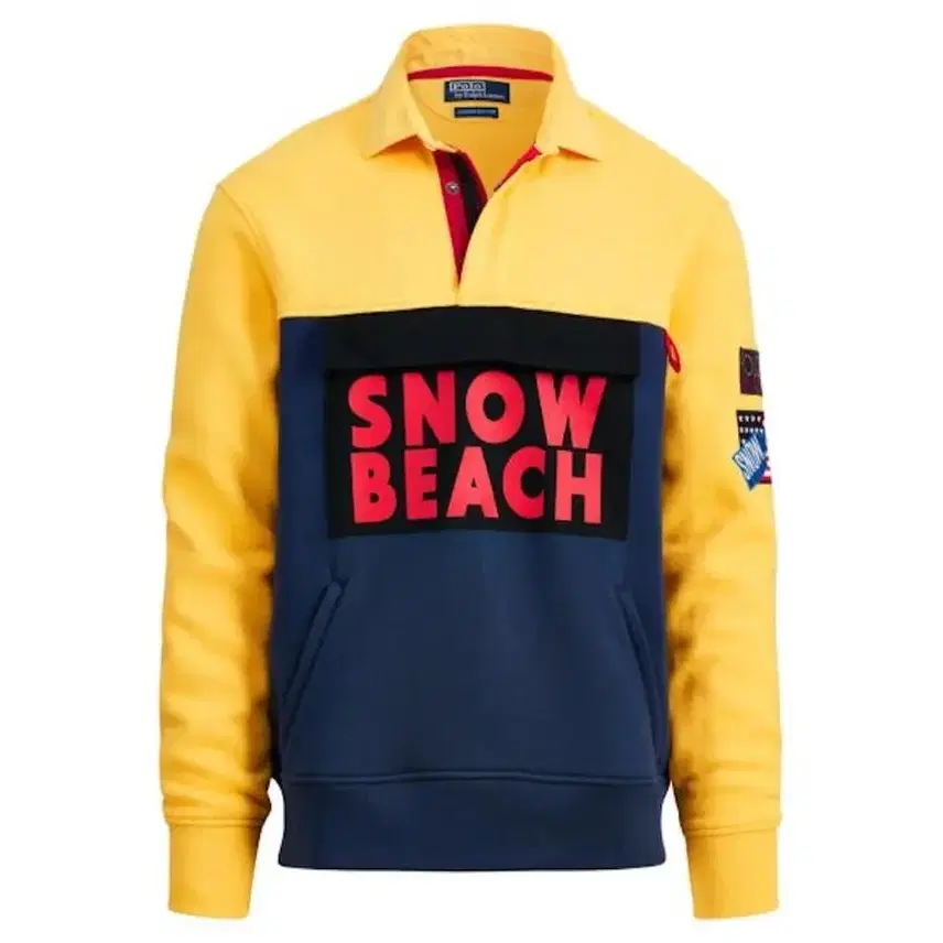 폴로 스노우비치 snow beach 럭비티 M 미디움