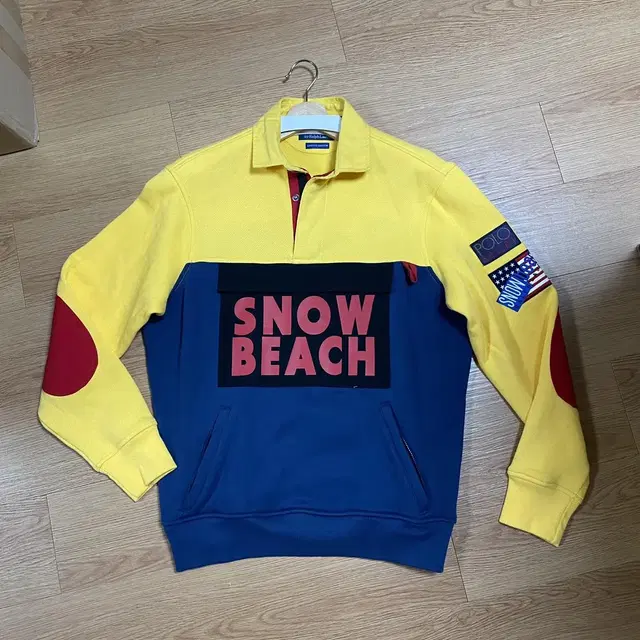 폴로 스노우비치 snow beach 럭비티 M 미디움