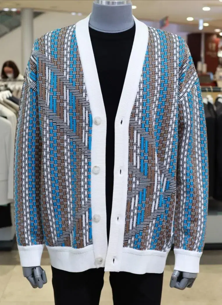 [BON] Multipatterned Cardigan