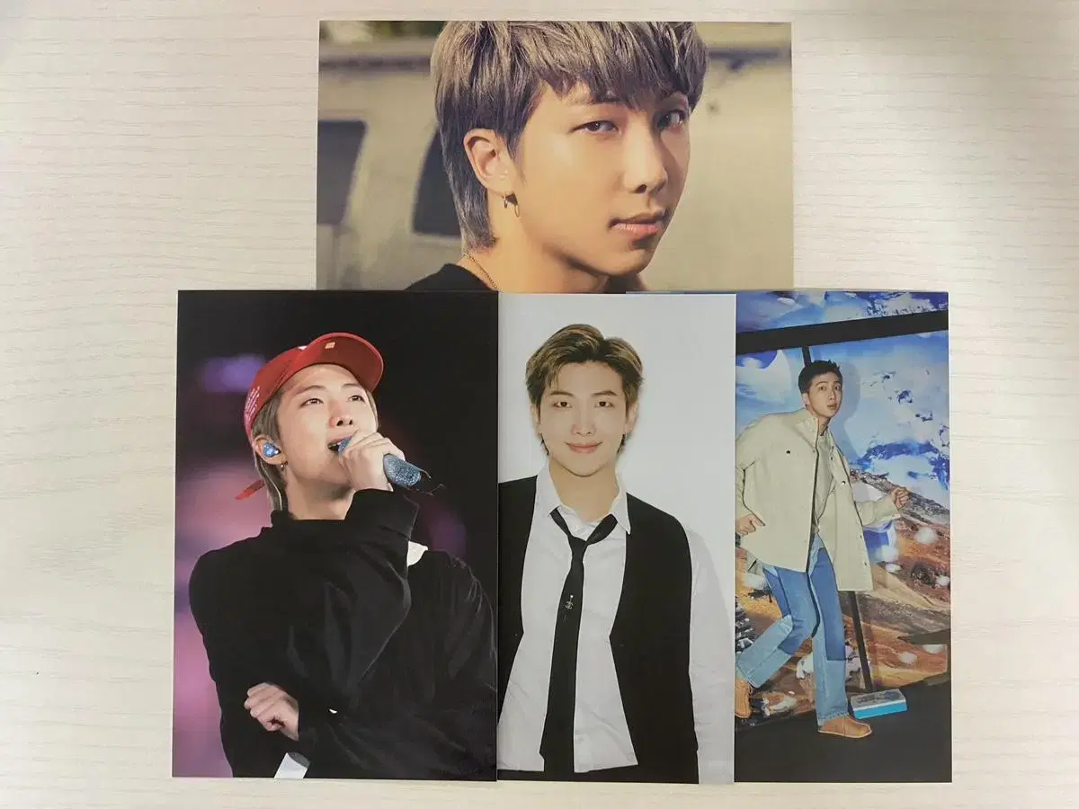 Bangtan Nam Jun RM Official postcard 4 sheets in bulk