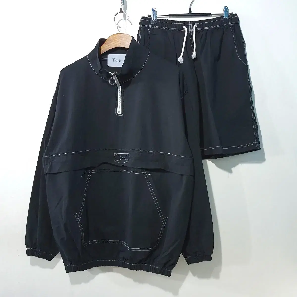 FWNew) Stitch Relief Wash Anorak Set 2color