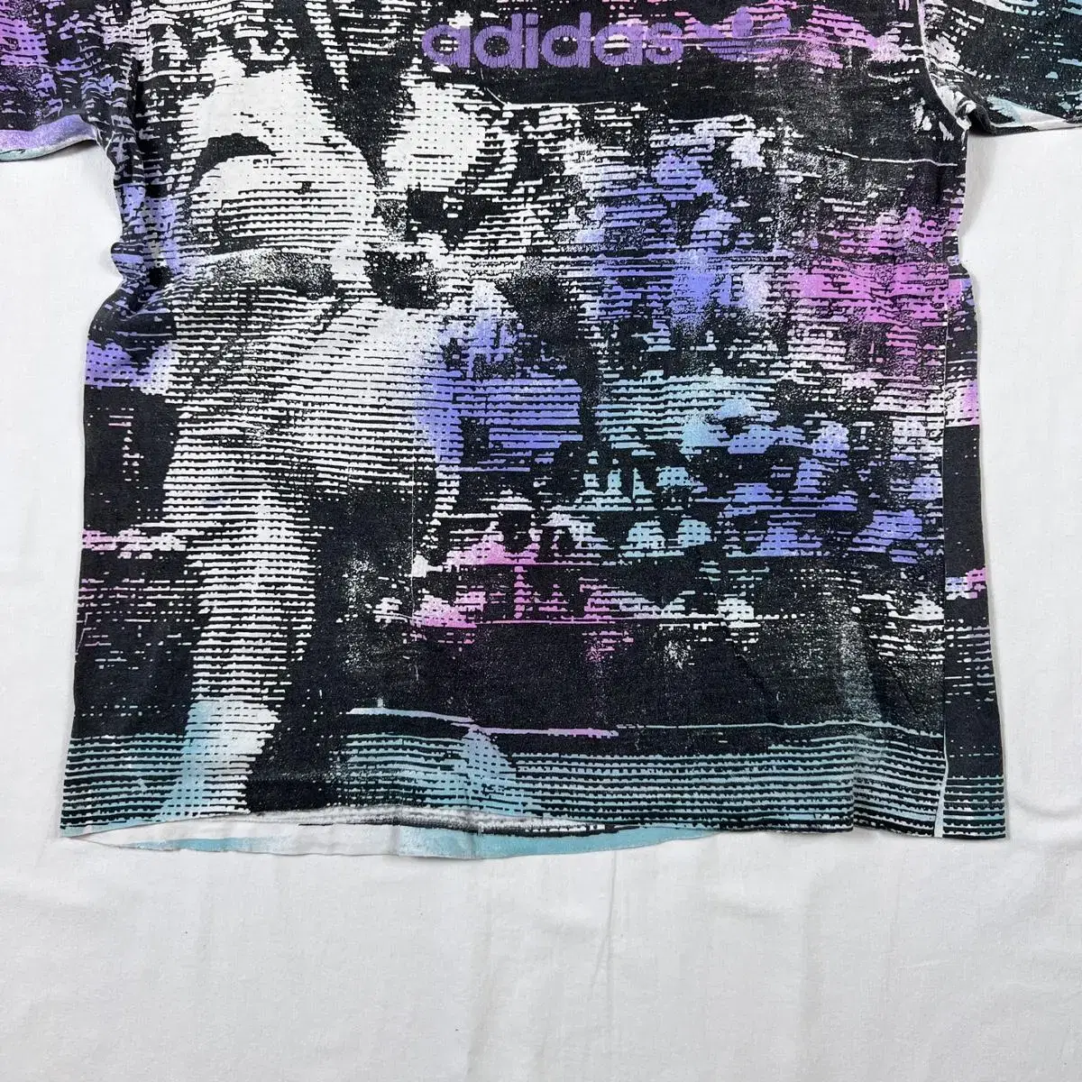 80-90s 아디다스 adidas 테니스 그래픽 반팔티