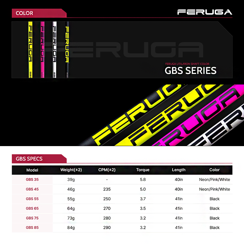 [고성능 유틸 샤프트] FERUGA 페루가 GBS 55/65/75/85