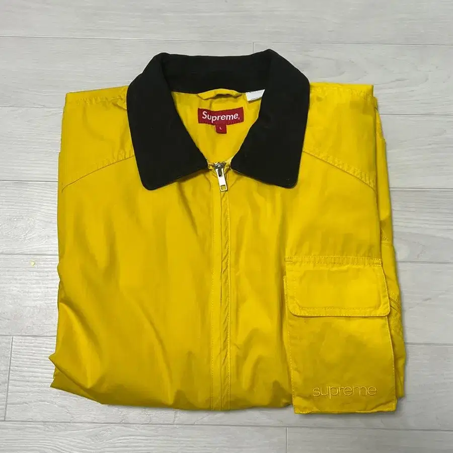 Supreme Cotton Utility Jacket Sulfur