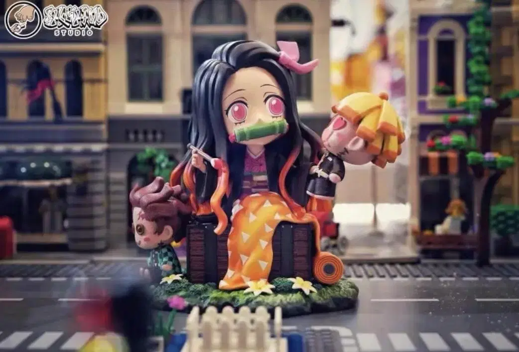 Demon Slayer Kaiju Shouhand Nezuko Resin Statues for Sale