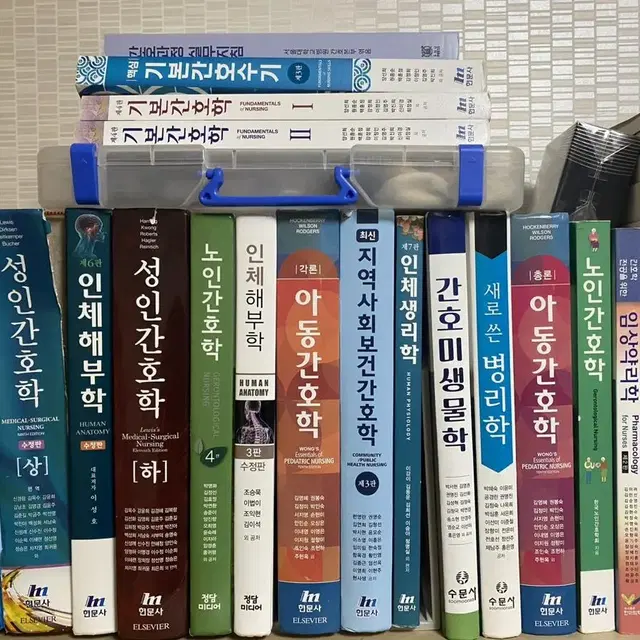 간호학과 전공책 / 간호사 국가고시 문제집, 요약집