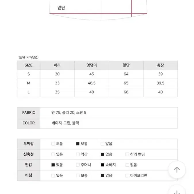 에이블리 골지 미니 스커트