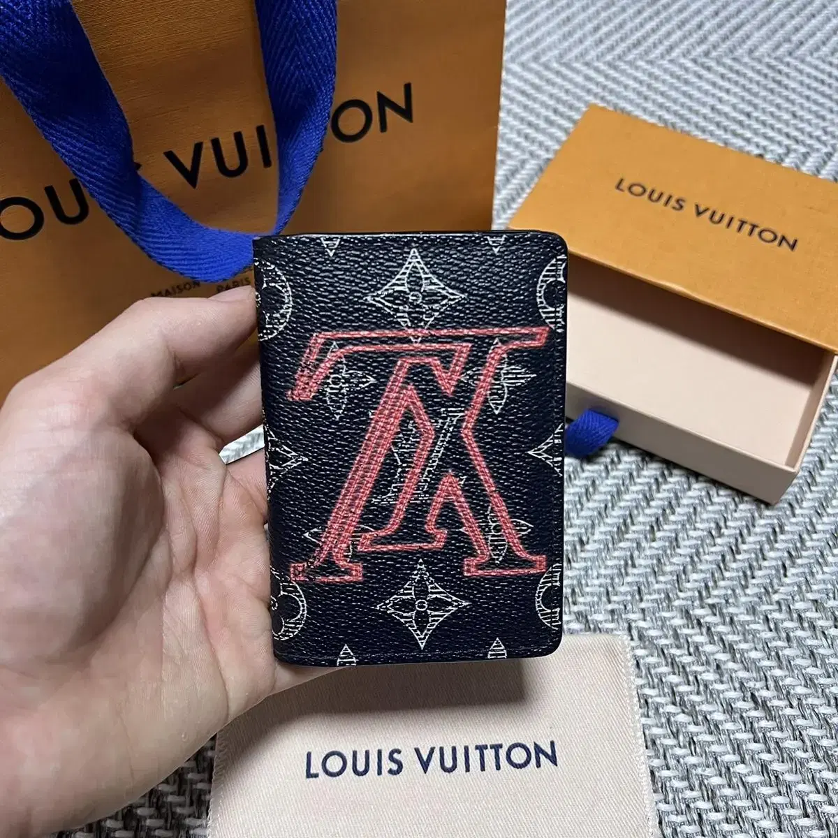 Replica Louis Vuitton Monogram Upside Down Canvas Pocket Organizer m62889