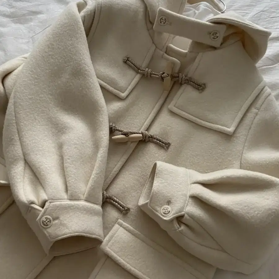 낫띵리튼 클래식 더플코트 Classic duffle coat (Ivory