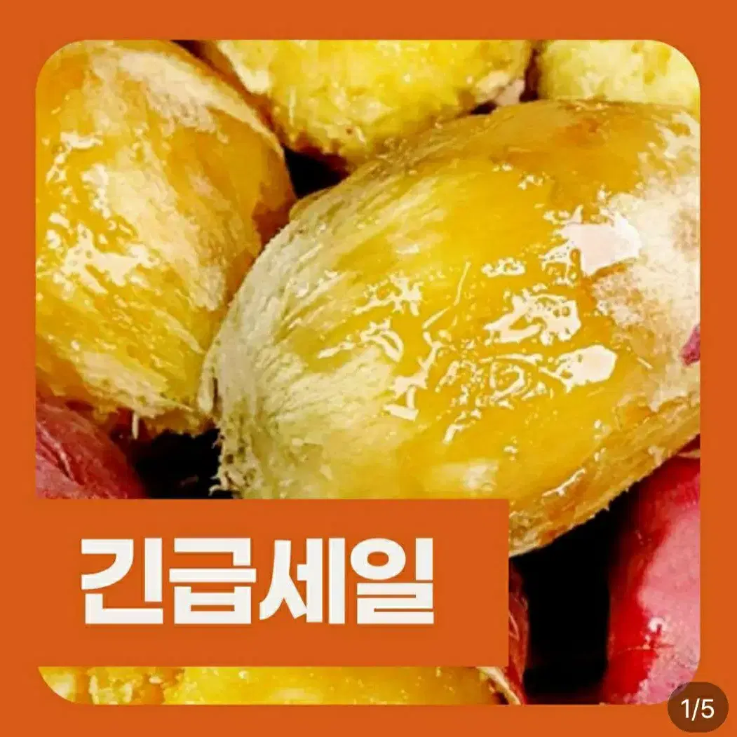 꿀고구마 2.5kg 무료배송 내일도착