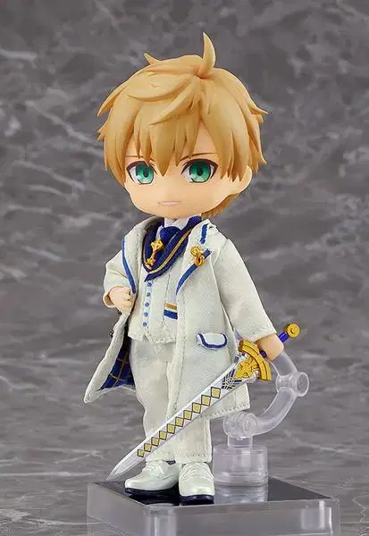 Unsealed Saber Arthur Pendragon Young's Opened White Rose Nendoroid Stone