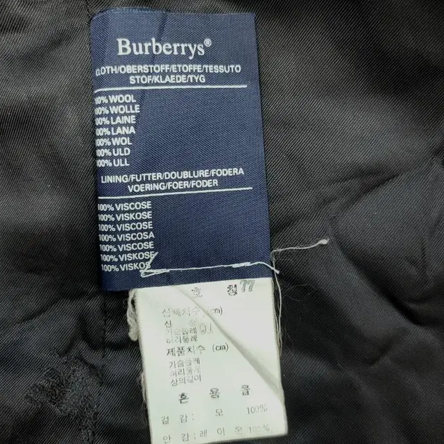 Burberrys wool suit jacket