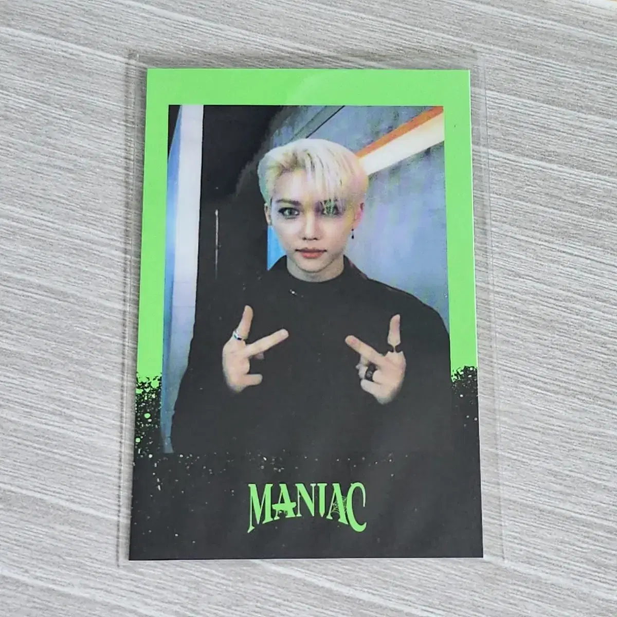 Straykids felix Dragonbok Maniac Photo Card