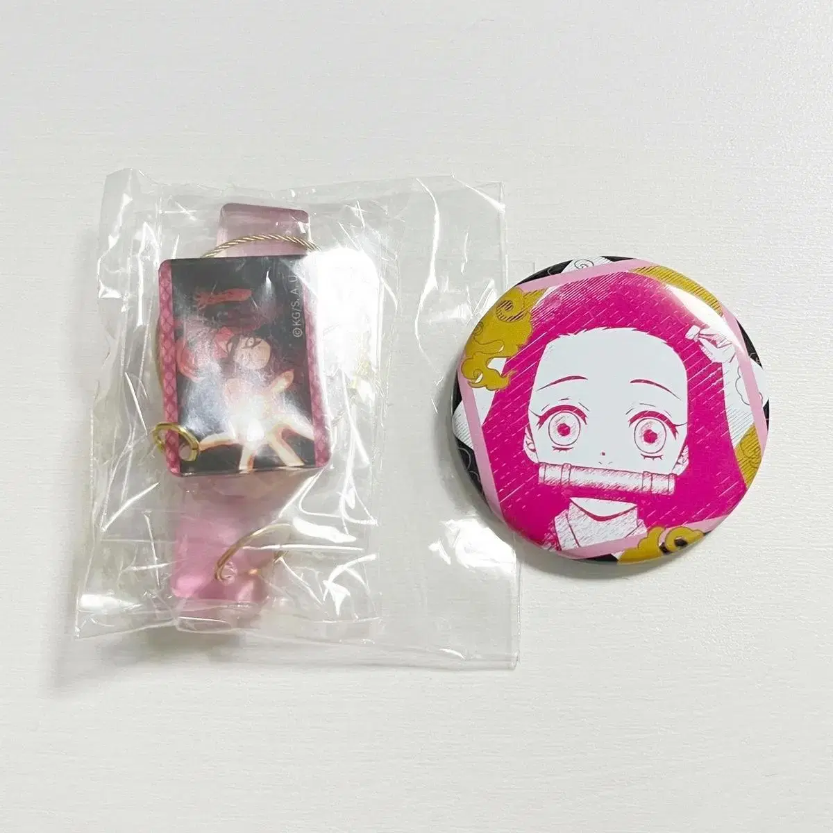 Earblade Nezuko acrylic keyring Badge original artwork