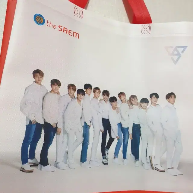 세븐틴 더샘 에코백 / 다회용백 / 타포린백 / 한정판 / 굿즈