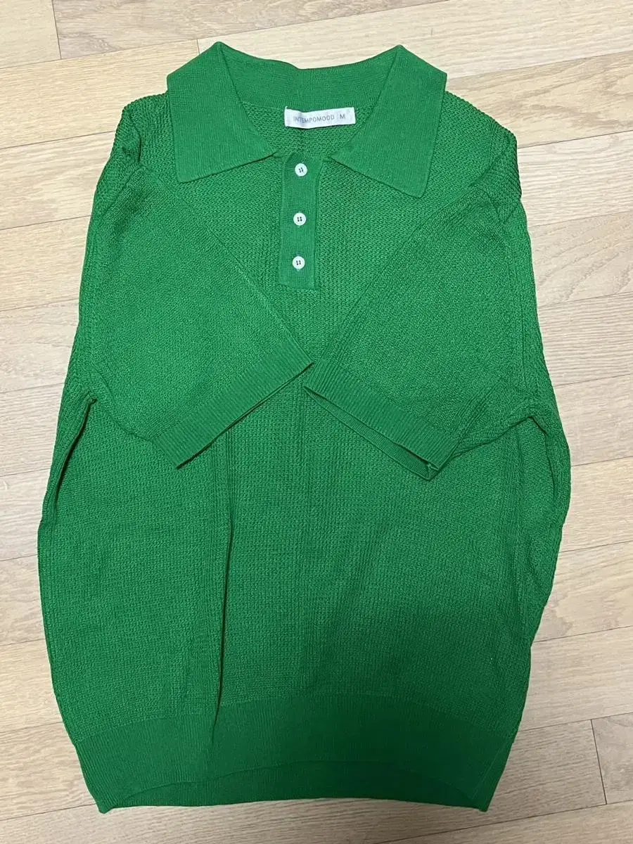 Intempo mood button down linen light green vahn knit M sell priceNo more