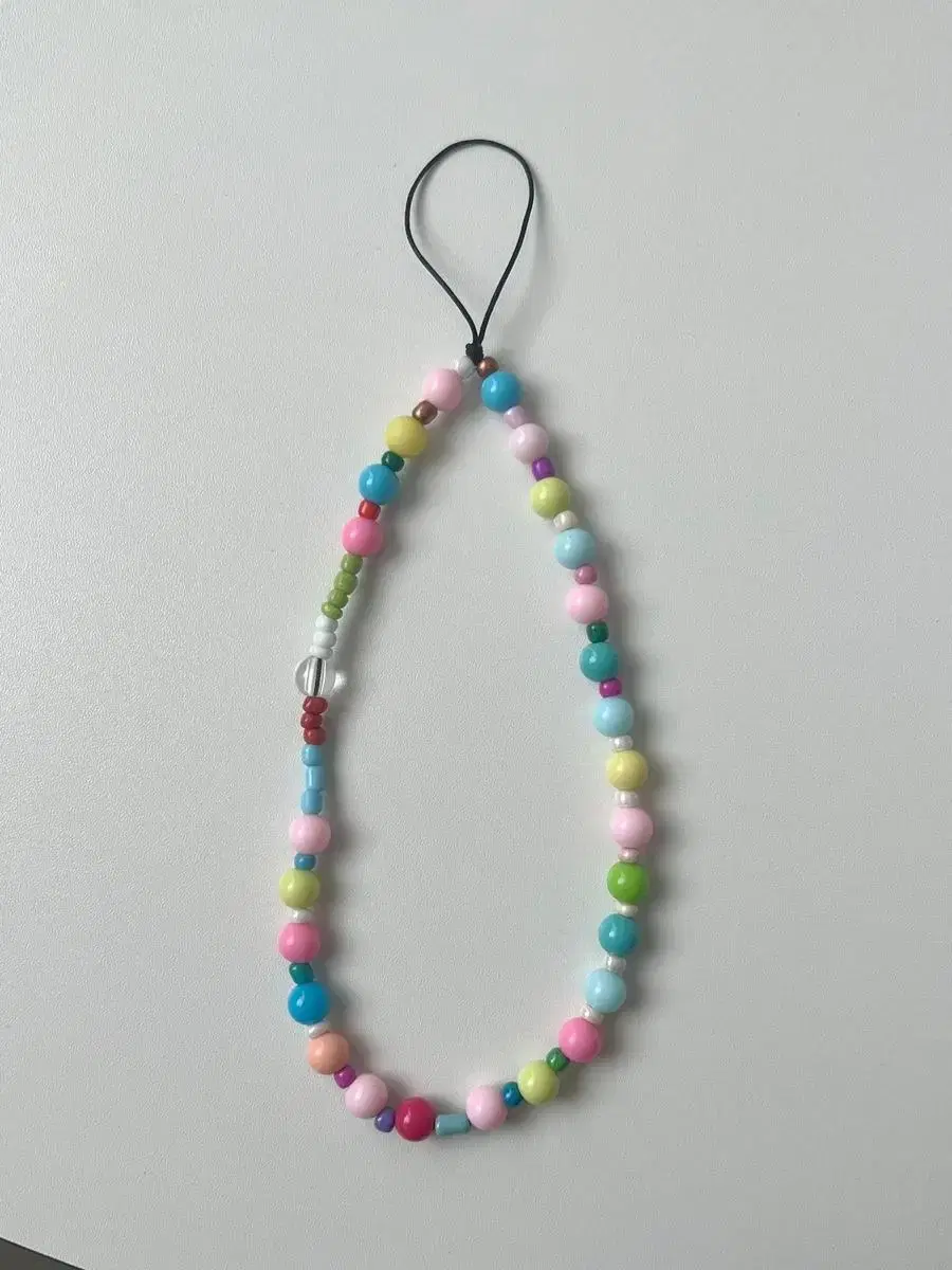 Pastel cell phone strap