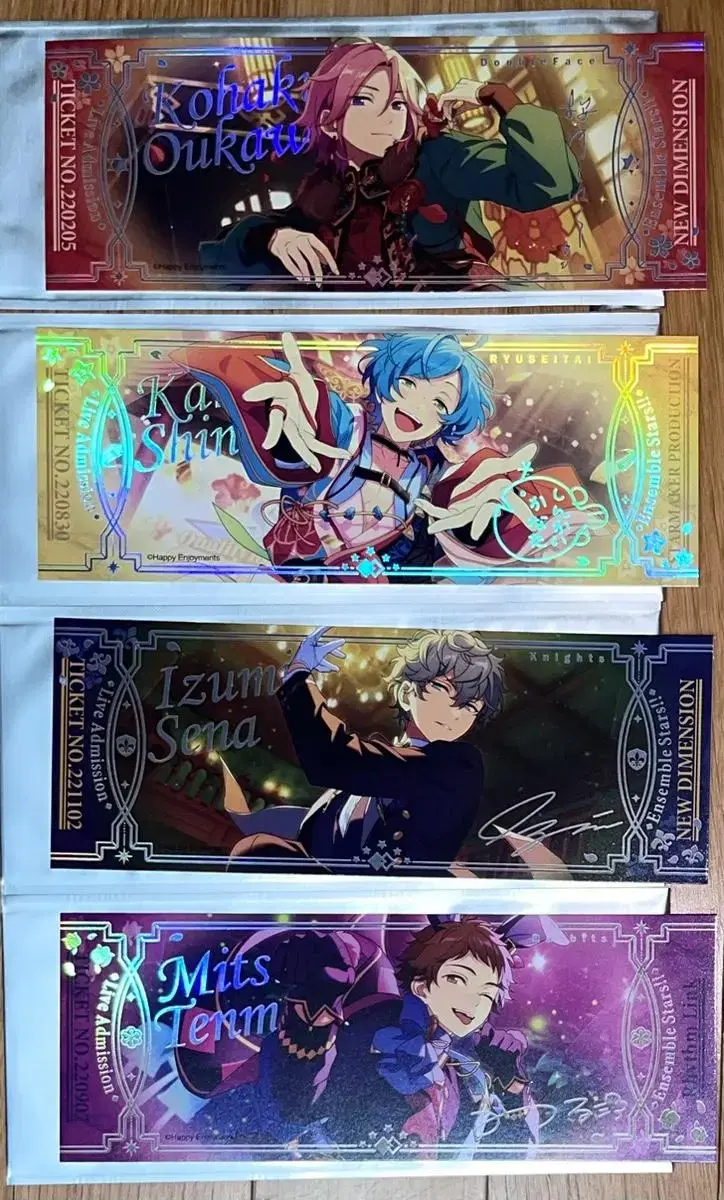 Bulk)Anstar Aurora Ticket Live Ticket 3rd Sena Izumi Kanata Kohaku Mitsuru