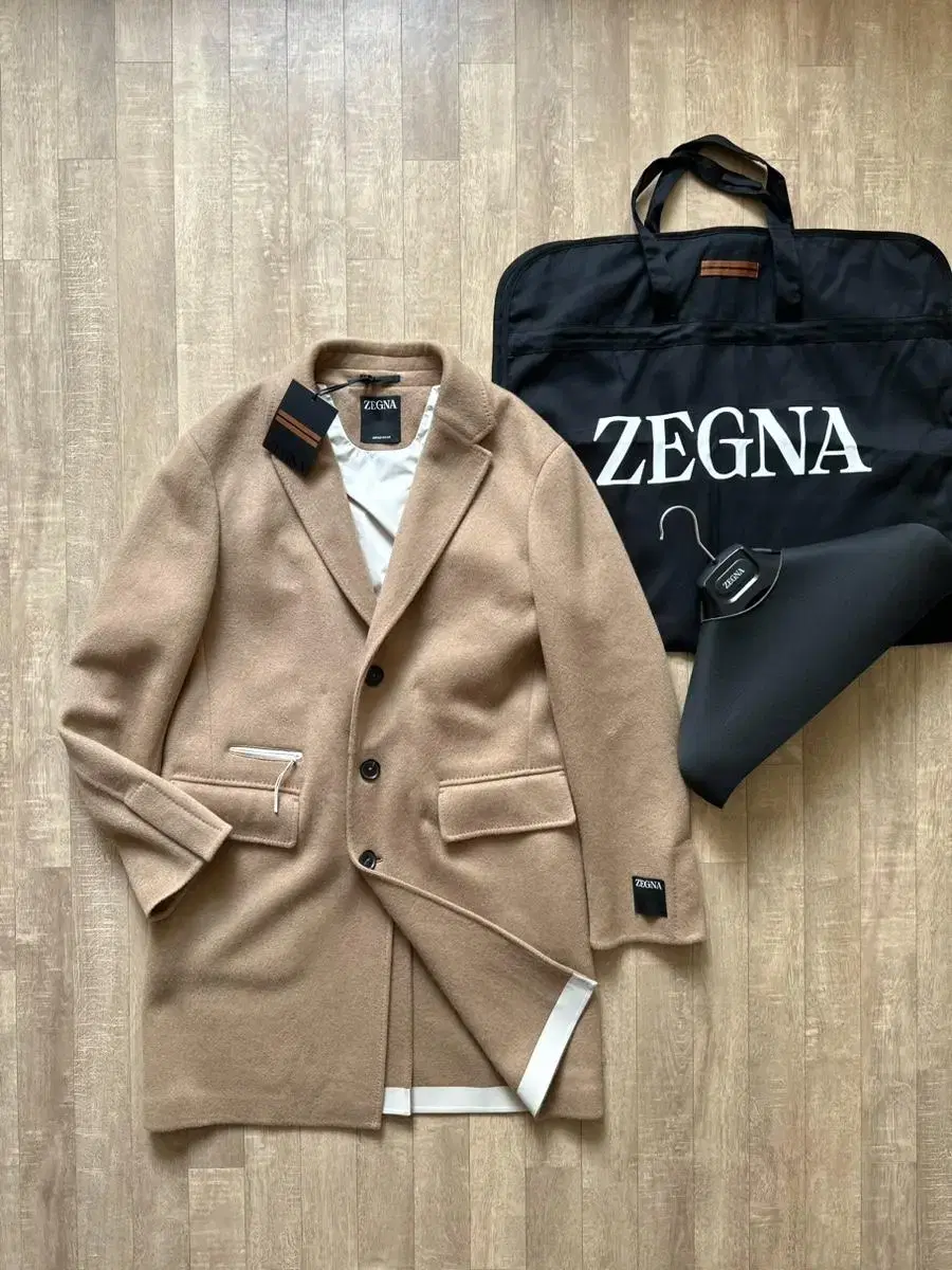 [110] Zegna Oasi Collection Camel Single Coat New (52)