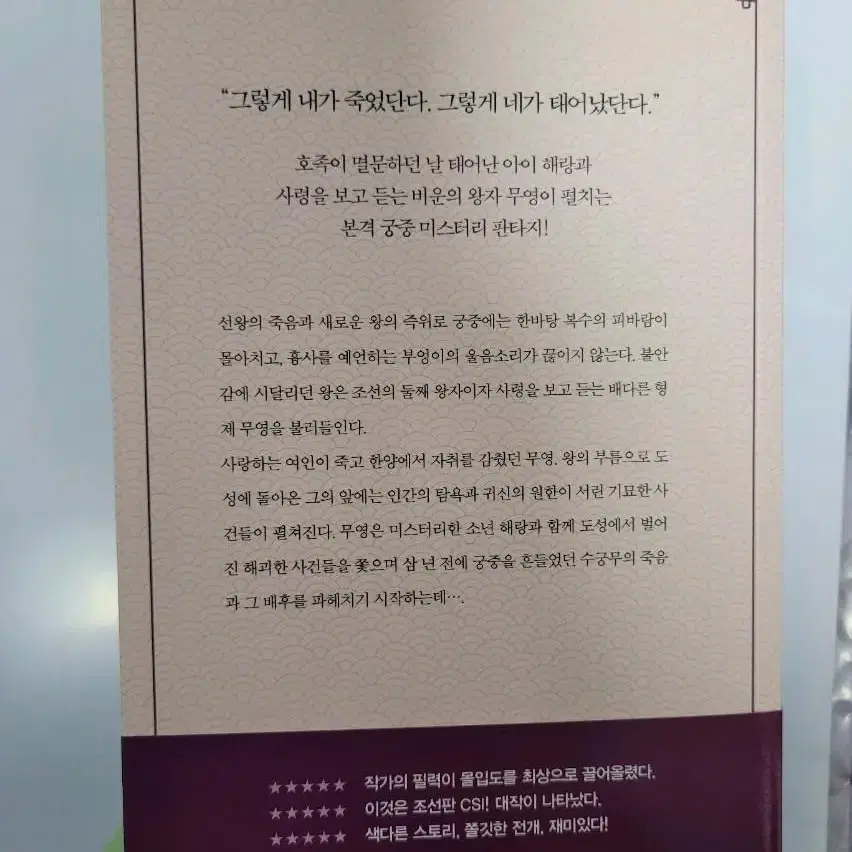 조선 미스테리 소설 '호랑낭자뎐'