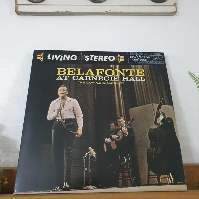 BELAFONTE  카네기홀 콘서트 2 LP    1975