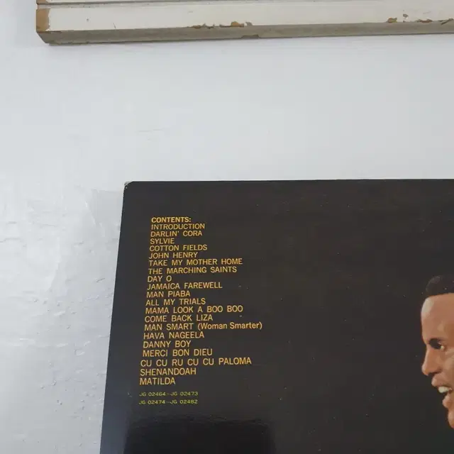 BELAFONTE  카네기홀 콘서트 2 LP    1975