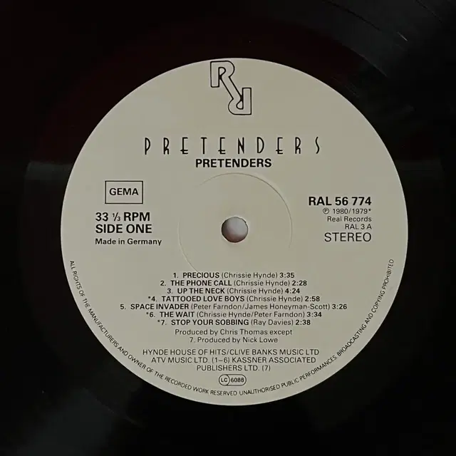 LP 프리텐더스 -Pretenders