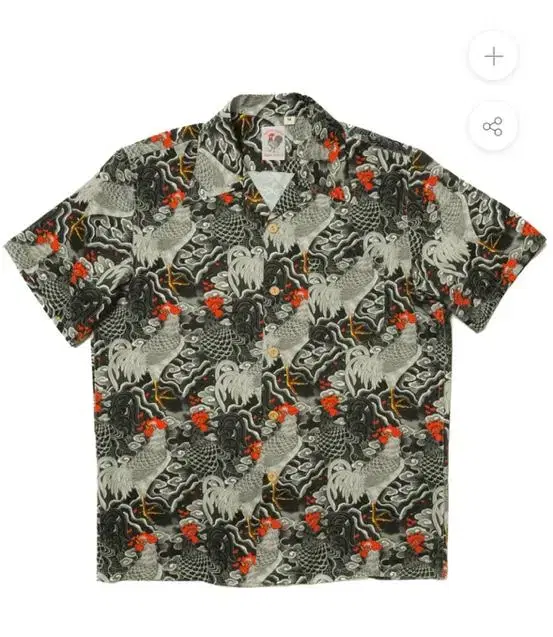 Labour union rooster aloha shirt