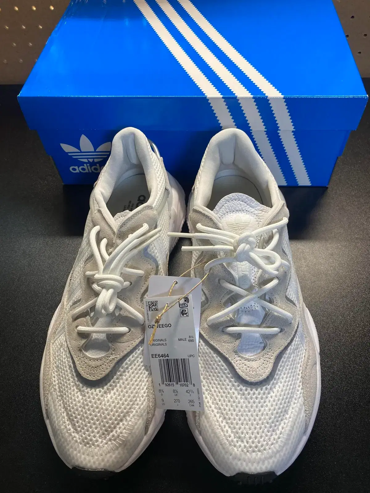 270mm Adidas Ozwigo Men's Running Shoes Shoes Sneakers Sneakers Unworn White